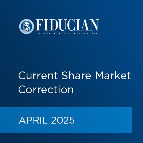 The Current Share Market Correction - April 2025 Illustratior